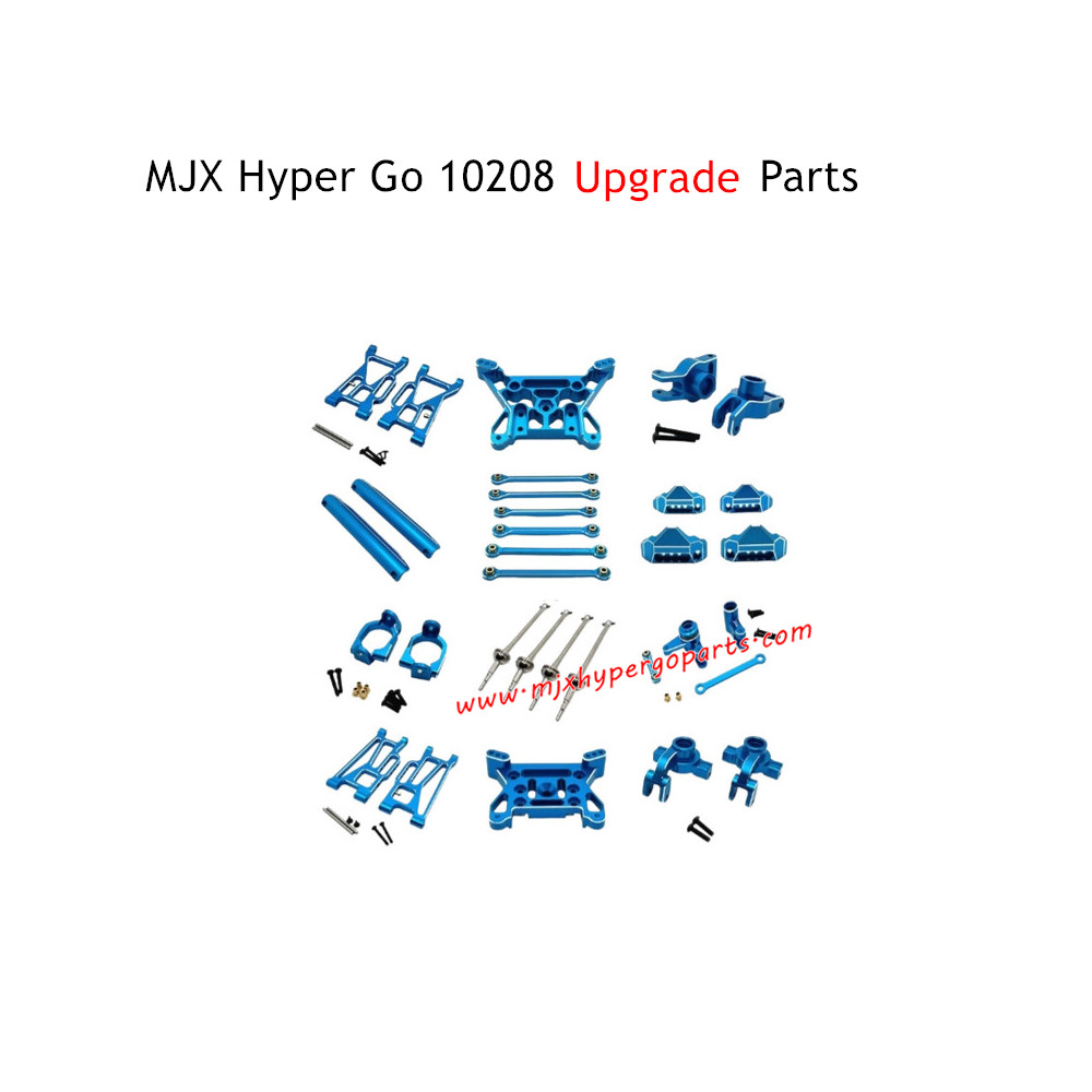 MJX Hyper Go 10208 Upgrade Parts Metal Kits Blue MJX Hyper Go 10208 Upgrade Parts Metal Kits Blue