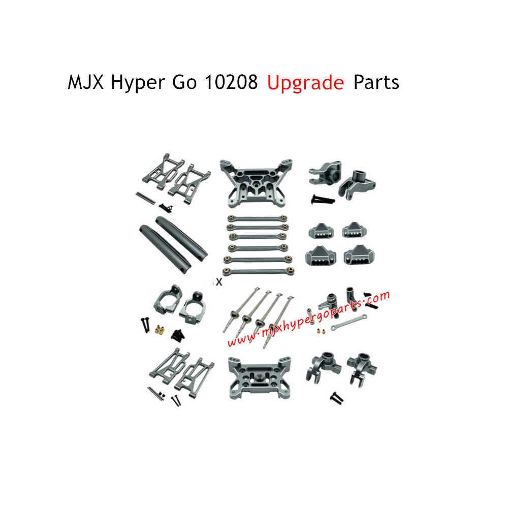 MJX Hyper Go 10208 Upgrade Parts Metal Kits Gray MJX Hyper Go 10208 Upgrade Parts Metal Kits Gray