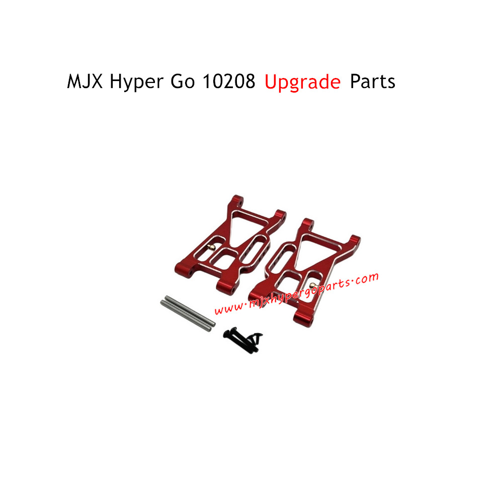 MJX Hyper Go 10208 Upgrade Parts Front Lower Swing Arms Red