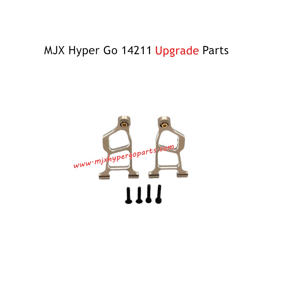 MJX Hyper Go 14211 RC Car Upgrade Parts Front Lower Swing Arms Champagne Gold MJX Hyper Go 14211 RC Car Upgrade Parts Front Lower Swing Arms Champagne Gold
