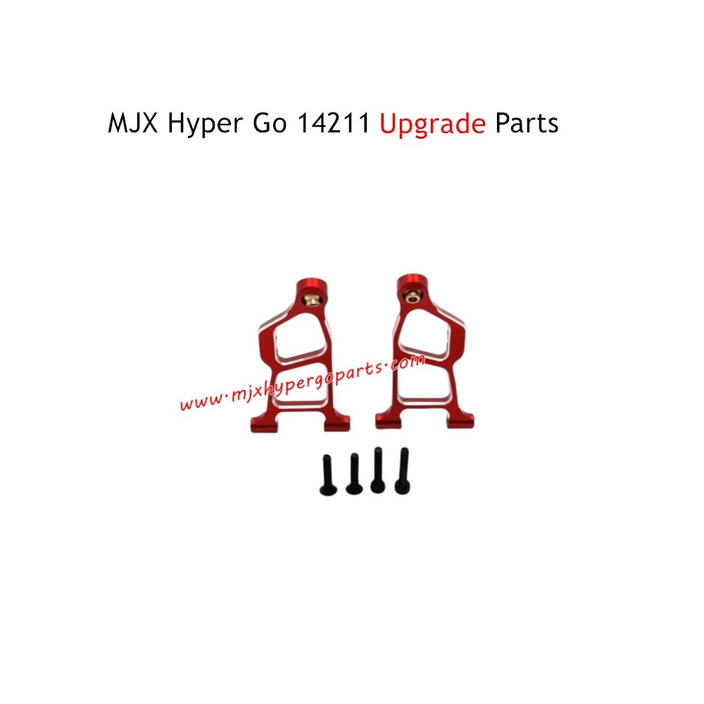 MJX Hyper Go 14211 RC Car Upgrade Parts Front Lower Swing Arms Red MJX Hyper Go 14211 RC Car Upgrade Parts Front Lower Swing Arms Red