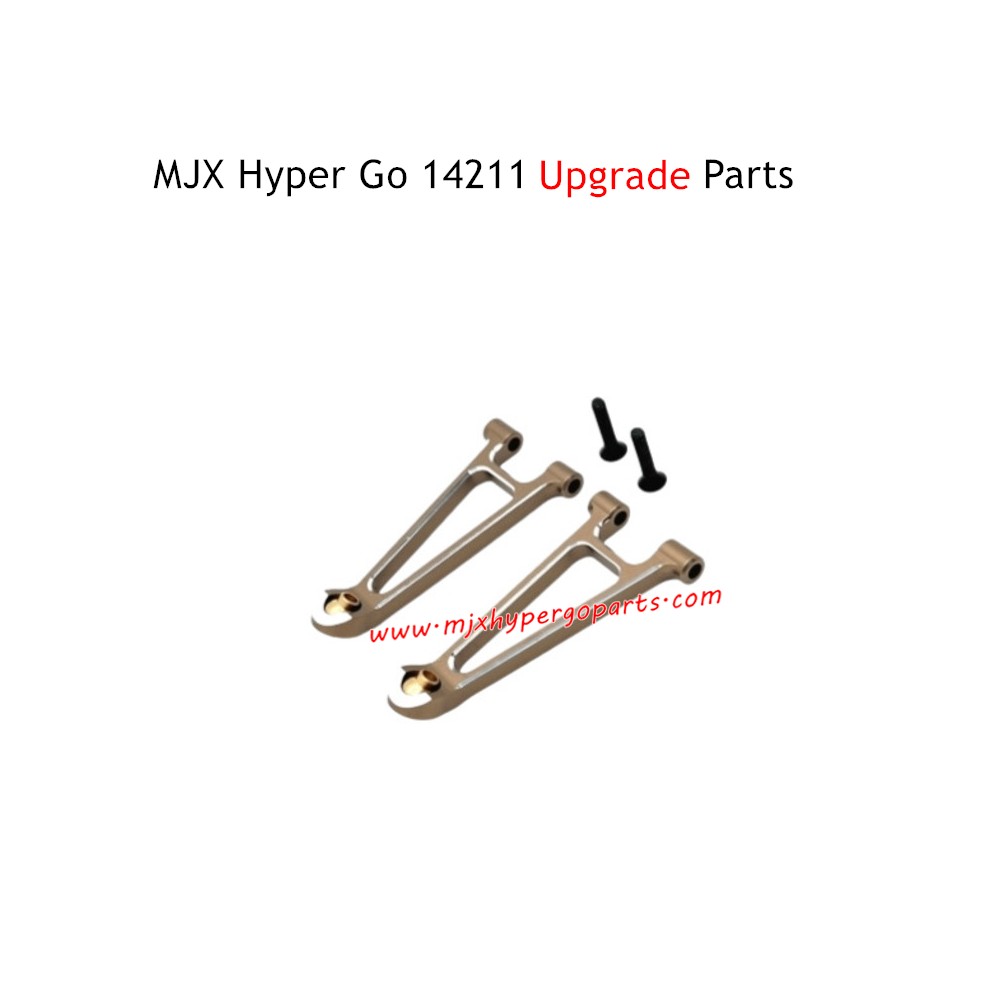 MJX Hyper Go 14211 RC Car Upgrade Parts Front Upper Swing Arm Champagne Gold MJX Hyper Go 14211 RC Car Upgrade Parts Front Upper Swing Arm Champagne Gold
