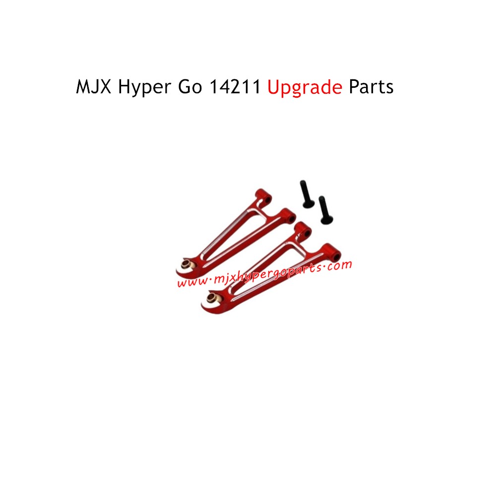 MJX Hyper Go 14211 RC Car Upgrade Parts Front Upper Swing Arm Red MJX Hyper Go 14211 RC Car Upgrade Parts Front Upper Swing Arm Red