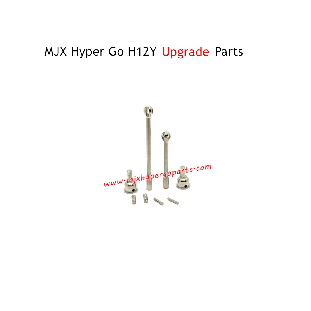 MJX Hyper Go H12Y RC Car Upgrade Parts Front Axle Shafts Set MJX Hyper Go H12Y RC Car Upgrade Parts Front Axle Shafts Set