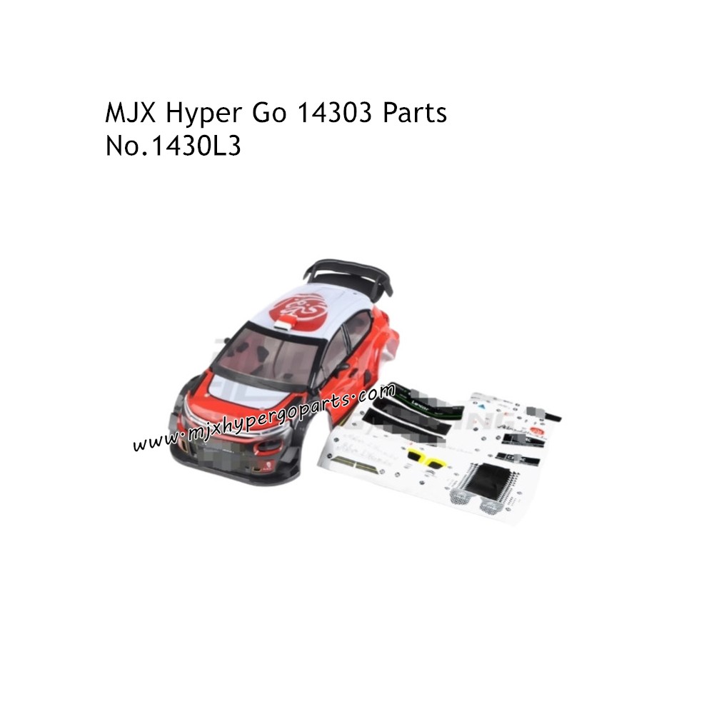 MJX Hyper Go 14303 Drift RC Car Parts Car Shell 1430L3 MJX Hyper Go 14303 Drift RC Car Parts Car Shell 1430L3