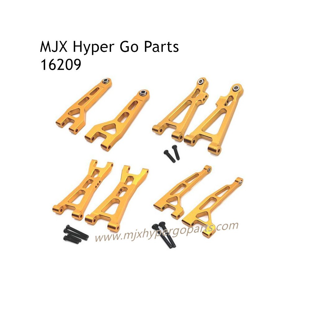 MJX Hyper Go 16209 RC Car Upgrade Parts Swing Arm Kit orange MJX Hyper Go 16209 RC Car Upgrade Parts Swing Arm Kit orange