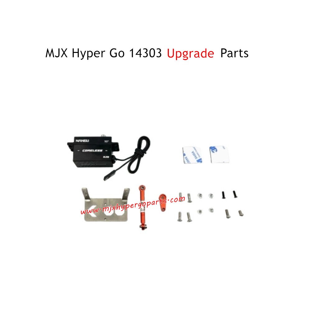 MJX Hyper Go 14303 Upgrade Parts Hollow Cup Metal Waterproof Servo MJX Hyper Go 14303 Upgrade Parts Hollow Cup Metal Waterproof Servo