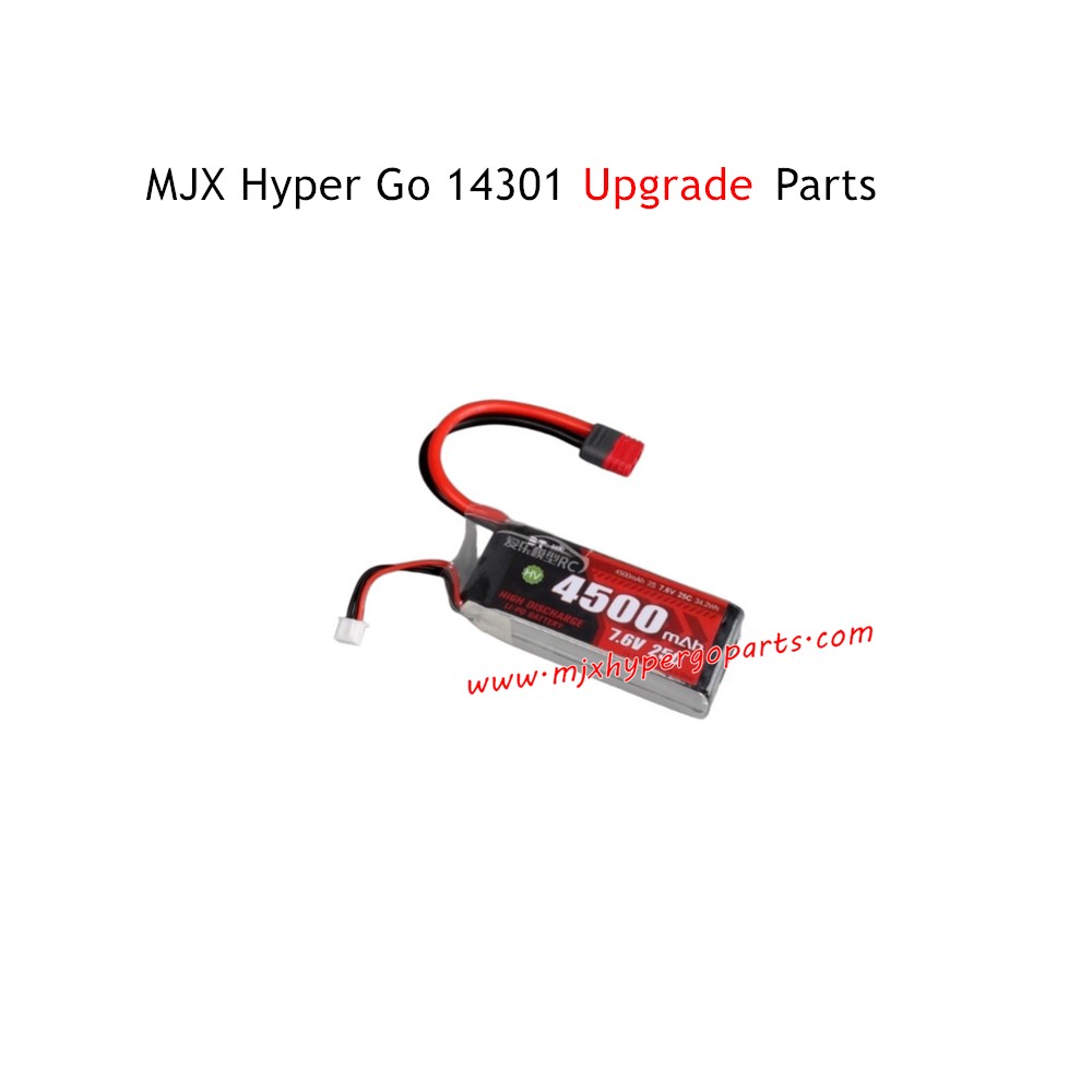 MJX Hyper Go 14301 Upgrade Parts 2S 4500mAh Battery T-Plug MJX Hyper Go 14301 Upgrade Parts 2S 4500mAh Battery T-Plug