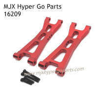 MJX Hyper Go 16209 RC Car Upgrade Parts Rear Lower Swing Arm Kit  Red