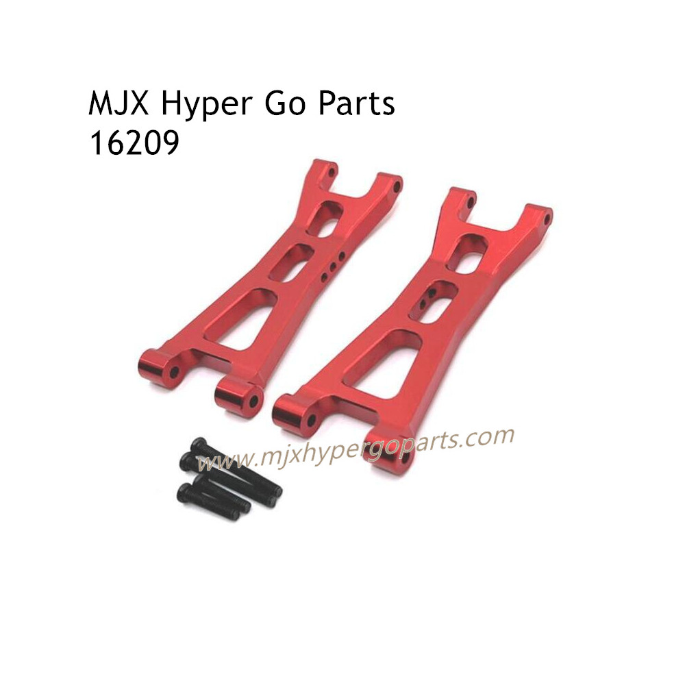 MJX Hyper Go 16209 RC Car Upgrade Parts Rear Lower Swing Arm Kit Red MJX Hyper Go 16209 RC Car Upgrade Parts Rear Lower Swing Arm Kit Red