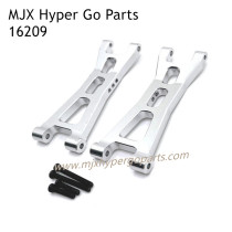 MJX Hyper Go 16209 RC Car Upgrade Parts Rear Lower Swing Arm Kit silver