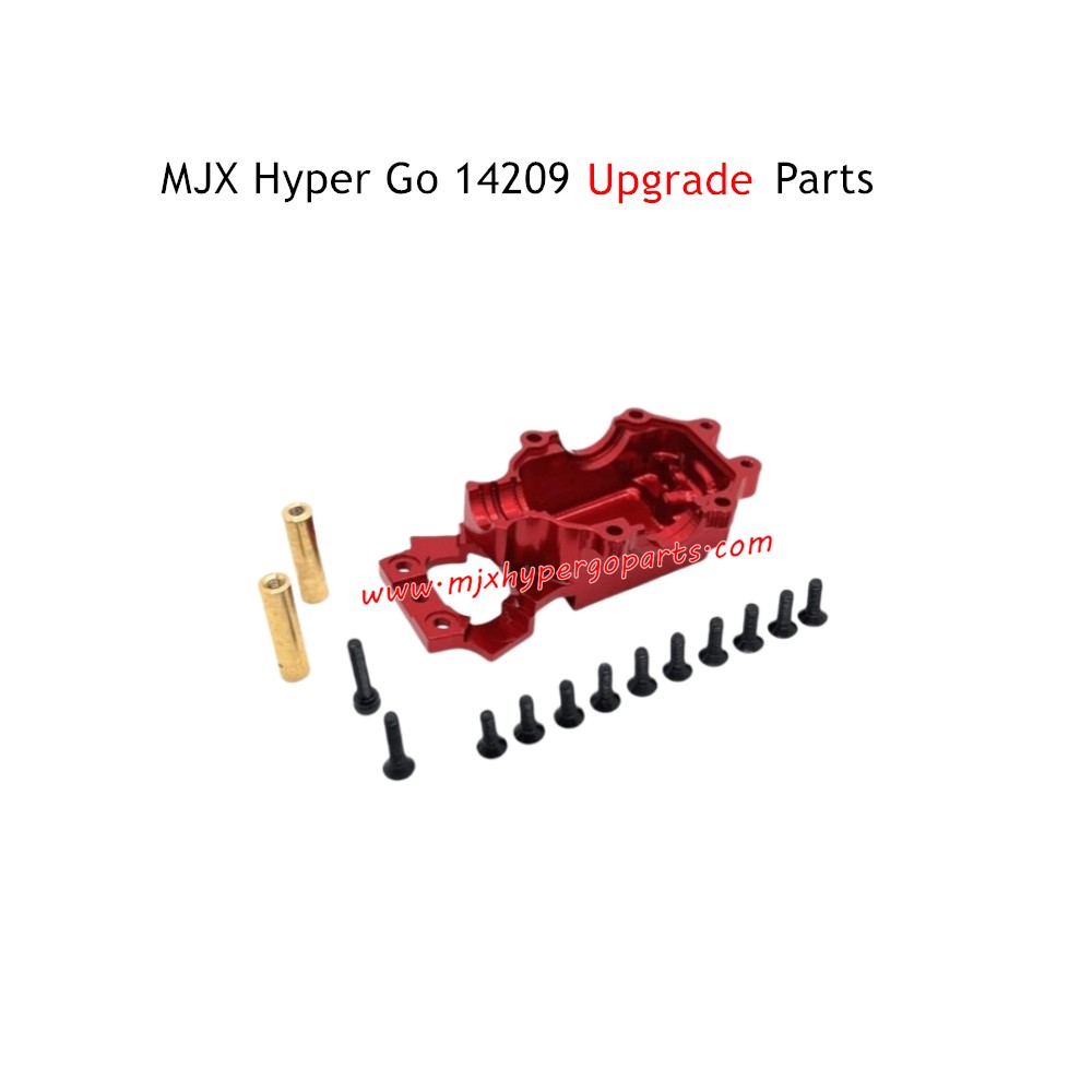 MJX Hyper Go 14209 Upgrade Parts Front Gearbox Lower Cover Red MJX Hyper Go 14209 Upgrade Parts Front Gearbox Lower Cover Red