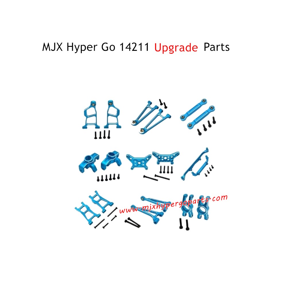 MJX Hyper Go 14211 RC Car Upgrade Parts Kit Blue MJX Hyper Go 14211 RC Car Upgrade Parts Kit Blue