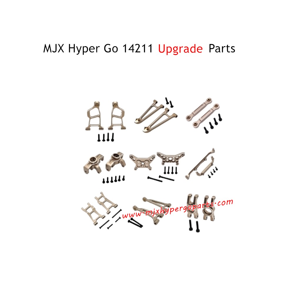 MJX Hyper Go 14211 RC Car Upgrade Parts Kit Champagne Gold MJX Hyper Go 14211 RC Car Upgrade Parts Kit Champagne Gold