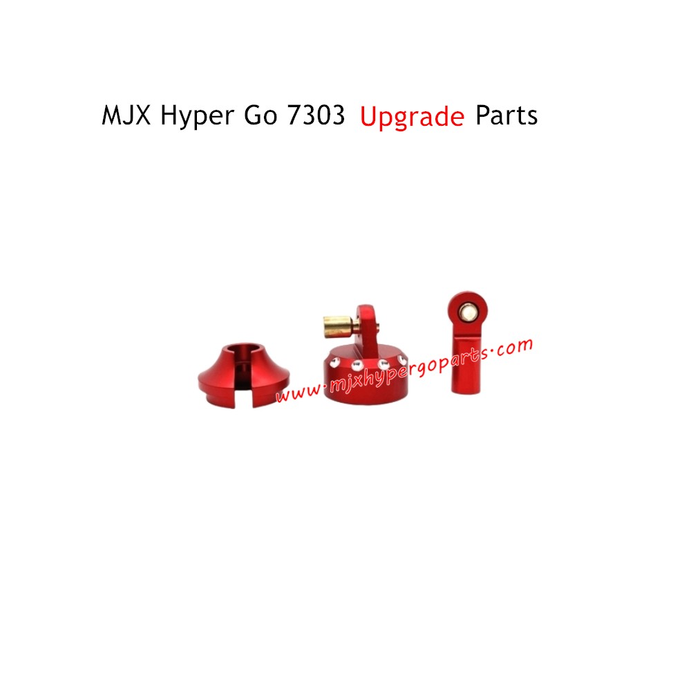 MJX Hyper Go 7303 RC Car Upgrade Parts Front Rear Stock Shock Replacements Red