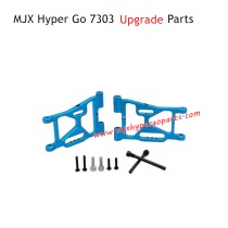 MJX Hyper Go 7303 RC Car Upgrade Parts Front Lower Swing Arms Blue