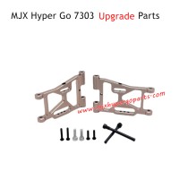 MJX Hyper Go 7303 RC Car Upgrade Parts Front Lower Swing Arms Champagne Gold