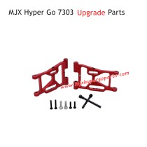 MJX Hyper Go 7303 RC Car Upgrade Parts Front Lower Swing Arms Red