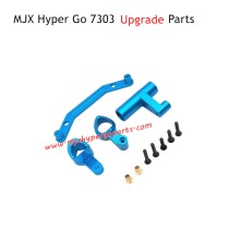 MJX Hyper Go 7303 RC Car Upgrade Parts Front Steering Assembly Blue