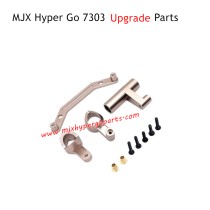 MJX Hyper Go 7303 RC Car Upgrade Parts Front Steering Assembly Champagne Gold