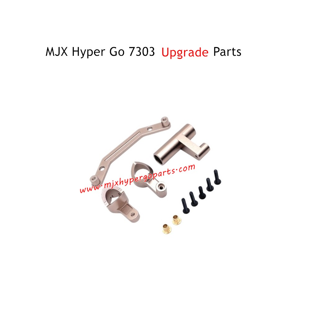 MJX Hyper Go 7303 RC Car Upgrade Parts Front Steering Assembly Champagne Gold MJX Hyper Go 7303 RC Car Upgrade Parts Front Steering Assembly Champagne Gold