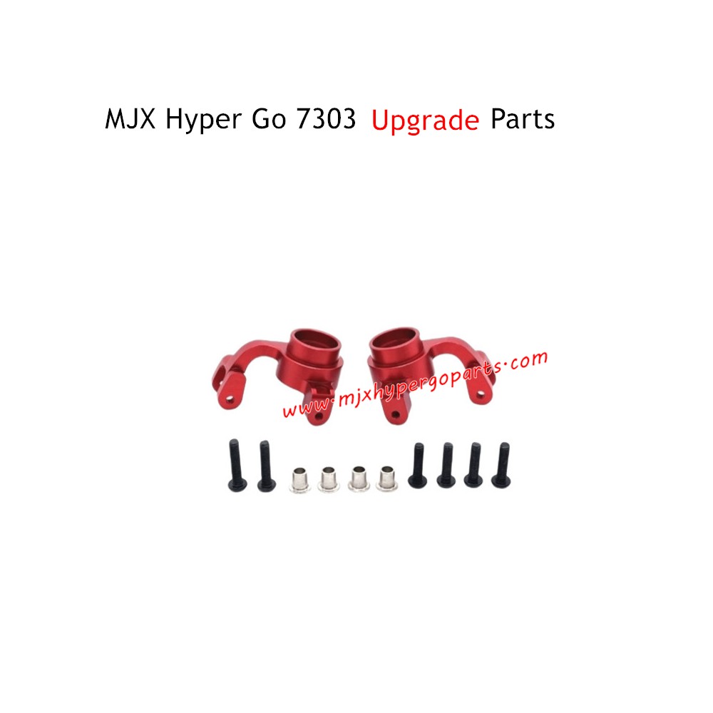 MJX Hyper Go 7303 RC Car Upgrade Parts Front Steering Cup Red