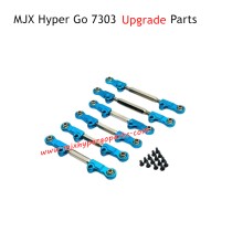 MJX Hyper Go 7303 RC Car Upgrade Parts Metal Adjustable Tie Rods Blue