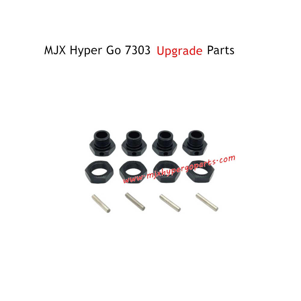 MJX Hyper Go 7303 RC Car Upgrade Parts Metal Bonding Black