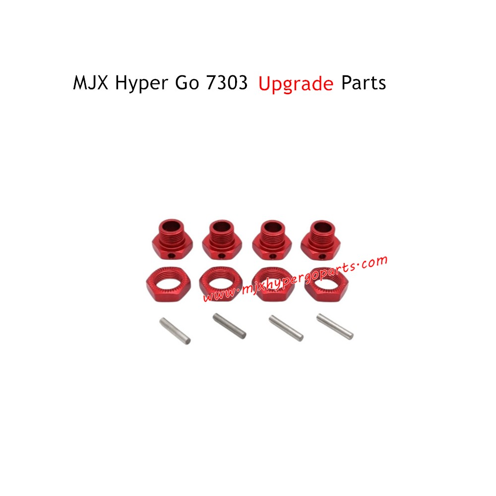 MJX Hyper Go 7303 RC Car Upgrade Parts Metal Bonding Red