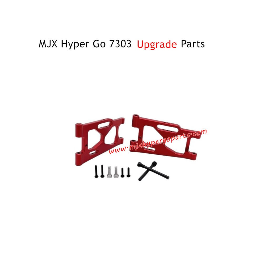 MJX Hyper Go 7303 Upgrade Parts Rear Lower Swing Arms Red