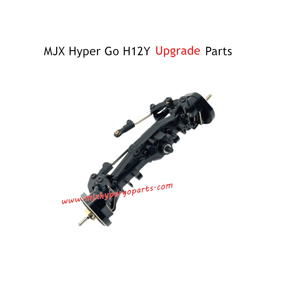 MJX Hyper Go H12Y Upgrade Parts Front Axle Assembly Black MJX Hyper Go H12Y Upgrade Parts Front Axle Assembly Black