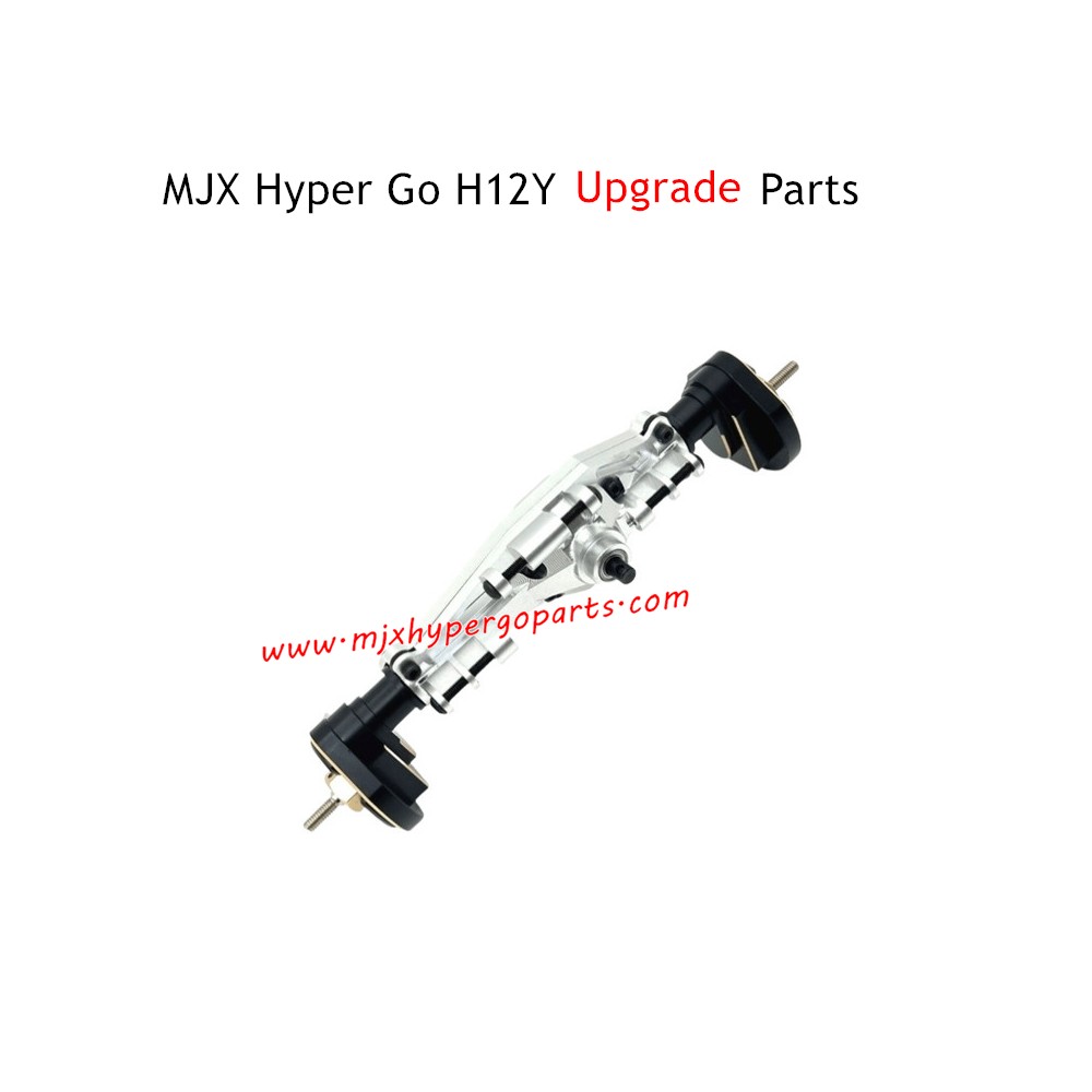 MJX Hyper Go H12Y Upgrade Parts Rear Axle Assembly Silver MJX Hyper Go H12Y Upgrade Parts Rear Axle Assembly Silver