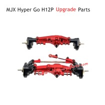 MJX Hyper Go H12P Upgrade Parts Front and Rear Axle Assembly Red