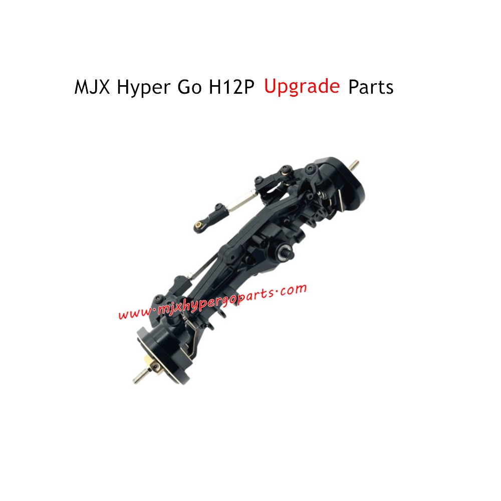 MJX Hyper Go H12P Upgrade Parts Front Axle Assembly Black MJX Hyper Go H12P Upgrade Parts Front Axle Assembly Black