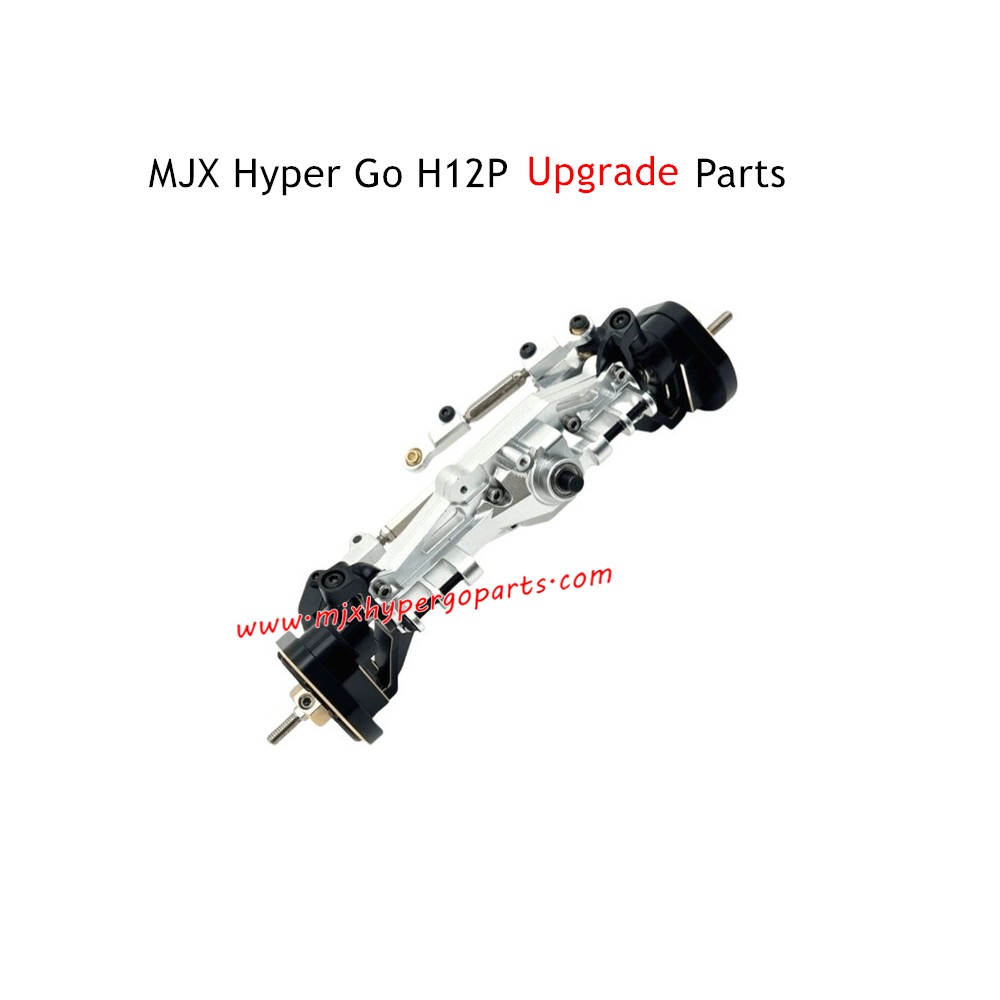 MJX Hyper Go H12P Upgrade Parts Front Axle Assembly Silver MJX Hyper Go H12P Upgrade Parts Front Axle Assembly Silver