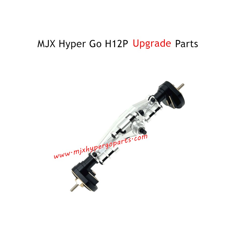 MJX Hyper Go H12P Upgrade Parts Rear Axle Assembly Silver MJX Hyper Go H12P Upgrade Parts Rear Axle Assembly Silver