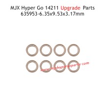 MJX Hyper Go 14211 Upgrade Parts 6.35x9.53x3.17mm Steering Cup Bearings 635953