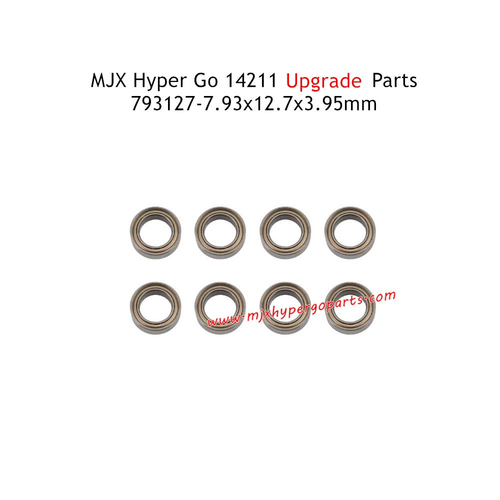 MJX Hyper Go 14211 Upgrade Parts 7.93x12.7x3.95mm Steering Cup Bearings 793127 MJX Hyper Go 14211 Upgrade Parts 7.93x12.7x3.95mm Steering Cup Bearings 793127