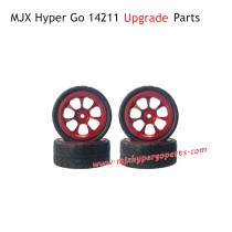 MJX Hyper Go 14211 Upgrade Parts Flat Wheel with Metal Wheel Hubs