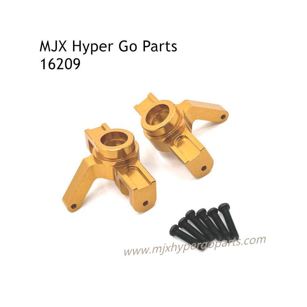 MJX Hyper Go 16209 Upgrade Parts Front Steering Cups Yellow MJX Hyper Go 16209 Upgrade Parts Front Steering Cups Yellow