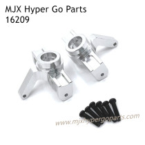 MJX Hyper Go 16209 Upgrade Parts Front Steering Cups Silver
