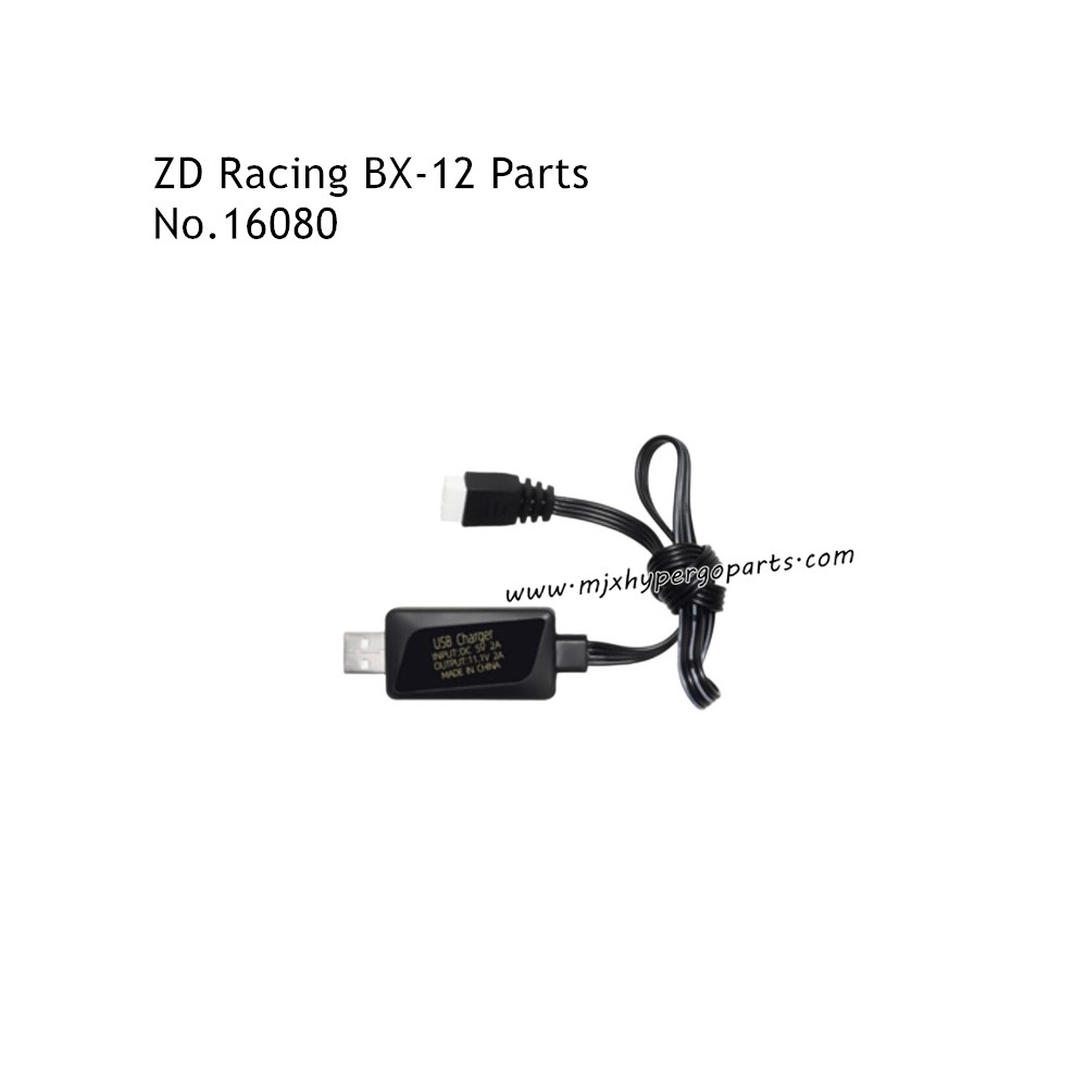 ZD Racing BX-12 Brushless Off-road RC Truck Parts USB Charger 16080 ZD Racing BX-12 Brushless Off-road RC Truck Parts USB Charger 16080