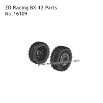 ZD Racing BX-12 Brushless Off-road RC Truck Parts Pre-glued Tires 16109