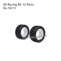 ZD Racing BX-12 Brushless Off-road RC Truck Parts Rear Tires and Sponge Set 16111