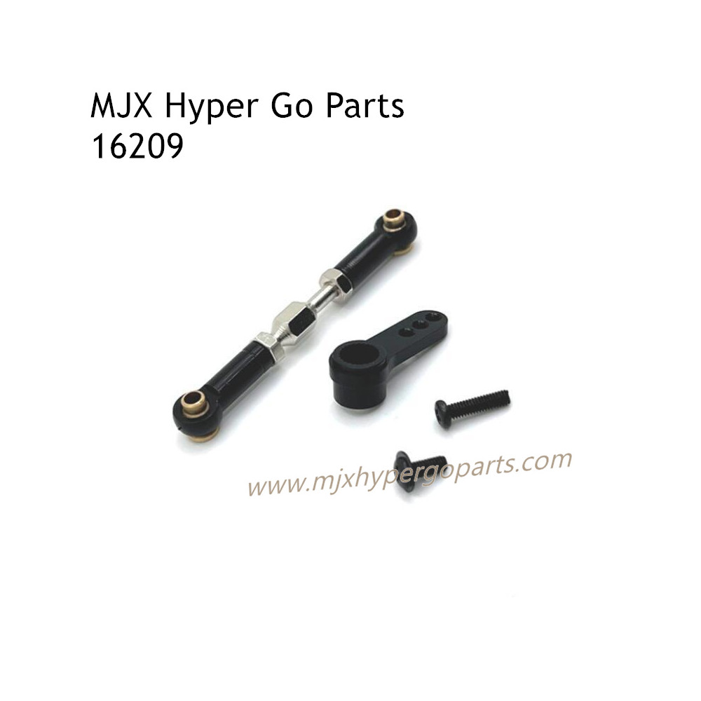 MJX Hyper Go 16209 Upgrade Parts Steering Connect Rod and Arm Black MJX Hyper Go 16209 Upgrade Parts Steering Connect Rod and Arm Black