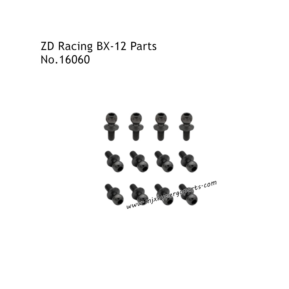 ZD Racing BX-12 Parts 4.0mm Ball Screws 16060 ZD Racing BX-12 Parts 4.0mm Ball Screws 16060