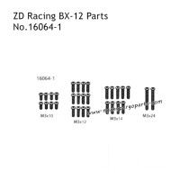 ZD Racing BX-12 Parts M3x10 M3x12 Screws 16064-1