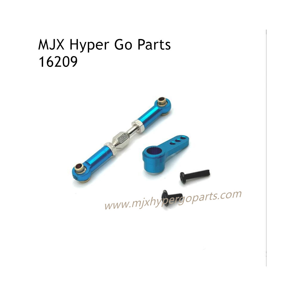 MJX Hyper Go 16209 Upgrade Parts Steering Connect Rod and Arm Blue MJX Hyper Go 16209 Upgrade Parts Steering Connect Rod and Arm Blue