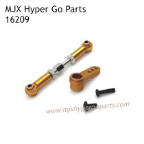 MJX Hyper Go 16209 Upgrade Parts Steering Connect Rod and Arm Yellow