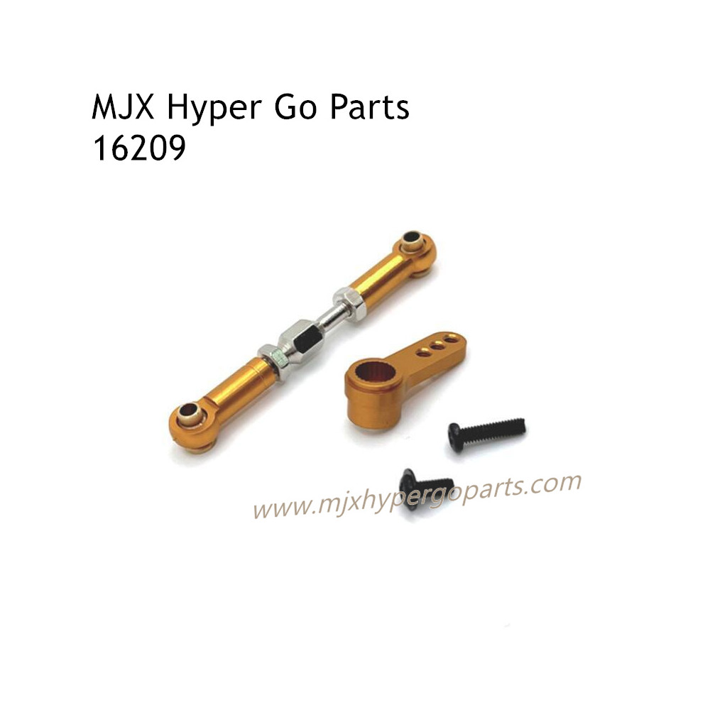 MJX Hyper Go 16209 Upgrade Parts Steering Connect Rod and Arm Yellow MJX Hyper Go 16209 Upgrade Parts Steering Connect Rod and Arm Yellow